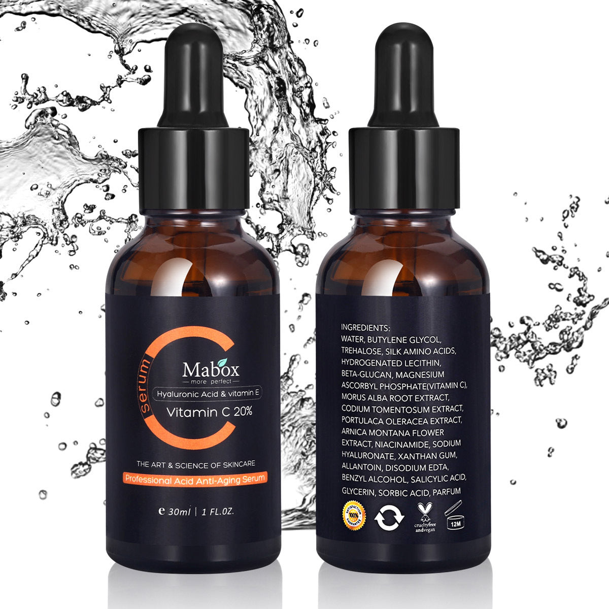Vitamine C Gezichtsserum 20% – Anti-aging en verhelderend